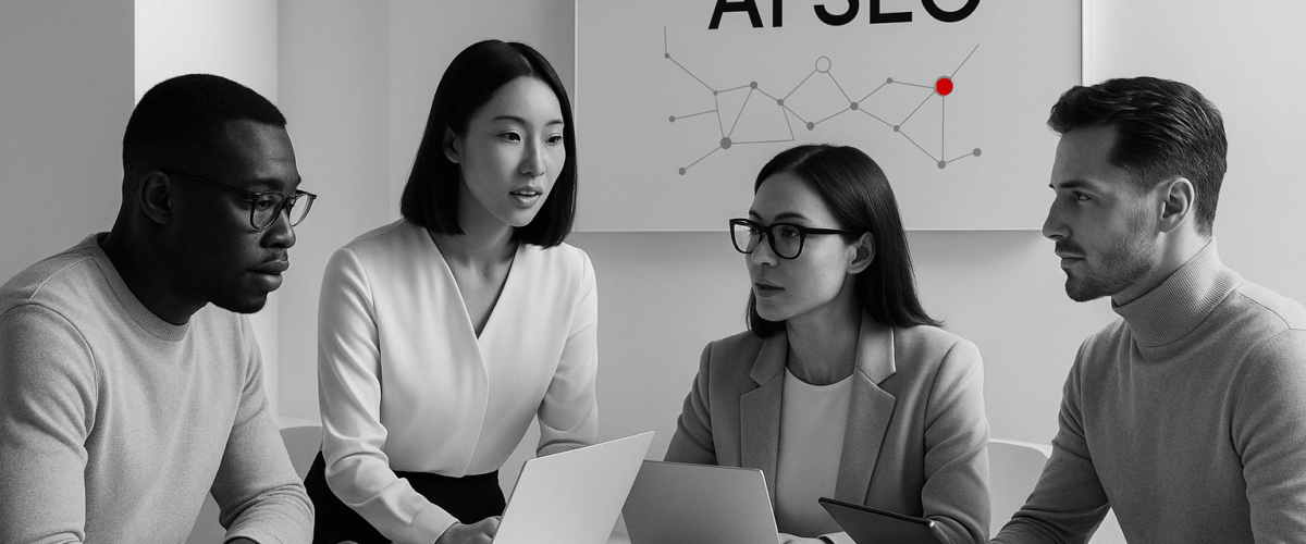 An Image illustrating AI-SEO-Agency-for-AI-generated-answer-visibility - By Be the Answer