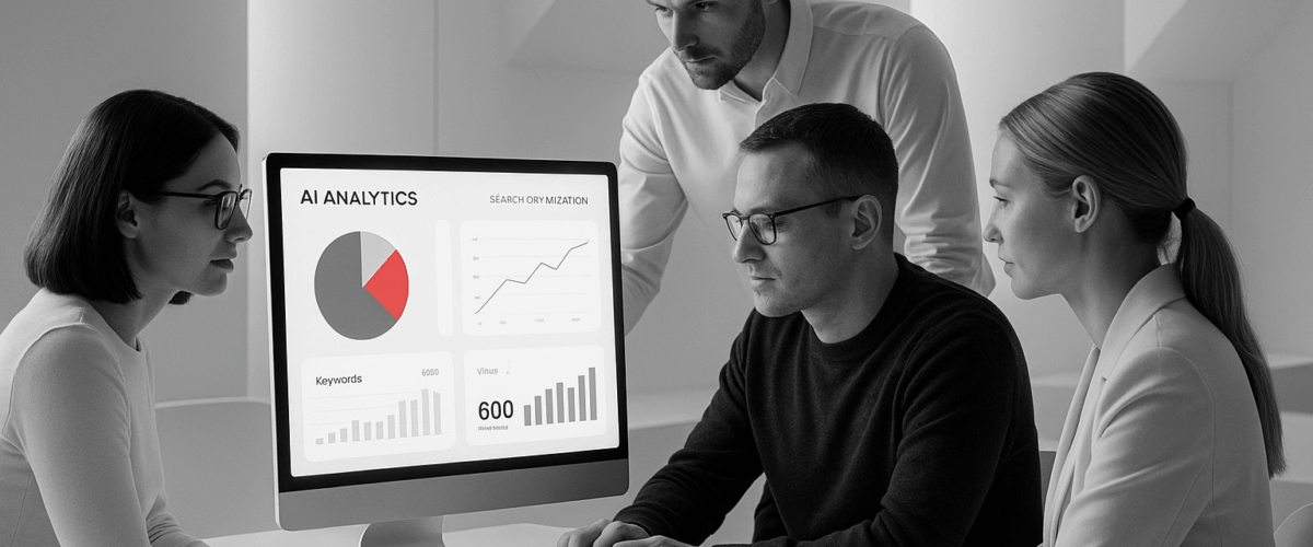 An Image illustrating AI-SEO-Agency-for-AI-search-analytics - By Be the Answer