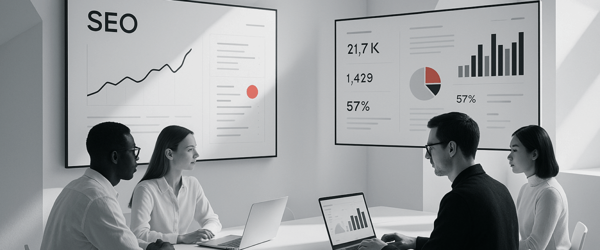 An Image illustrating AI-SEO-Agency-for-AI-visibility-dashboard-monitoring - By Be the Answer