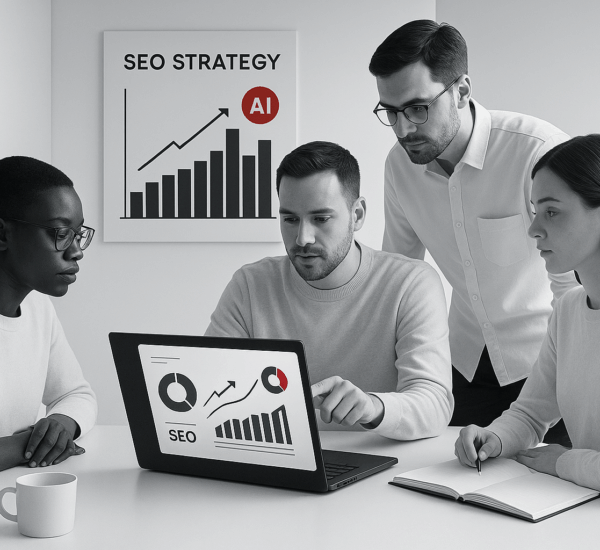 An Image illustrating AI-SEO-Agency-for-maximizing-AI-search-ROI - By Be the Answer