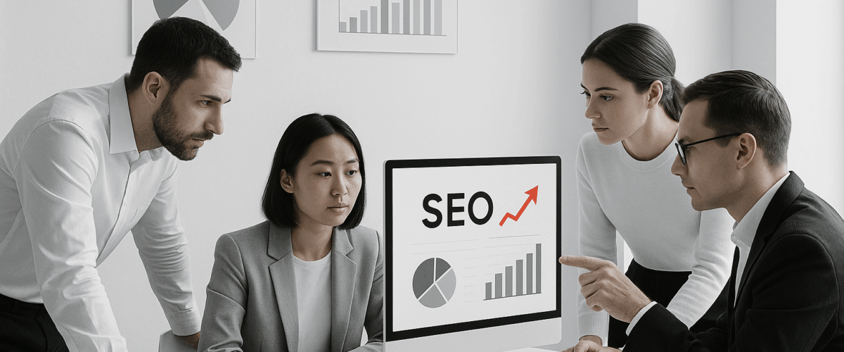 An Image illustrating AI-SEO-Agency-to-increase-organic-traffic - By Be the Answer