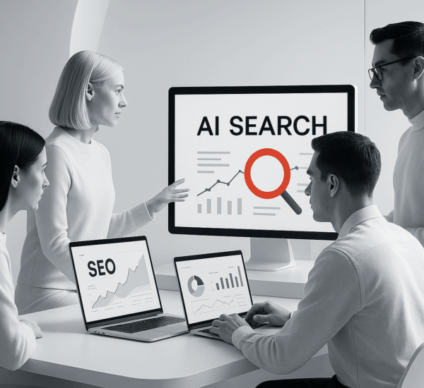 An Image illustrating AI-SEO-GEO-Agency-for-competitive-monitoring - By Be the Answer