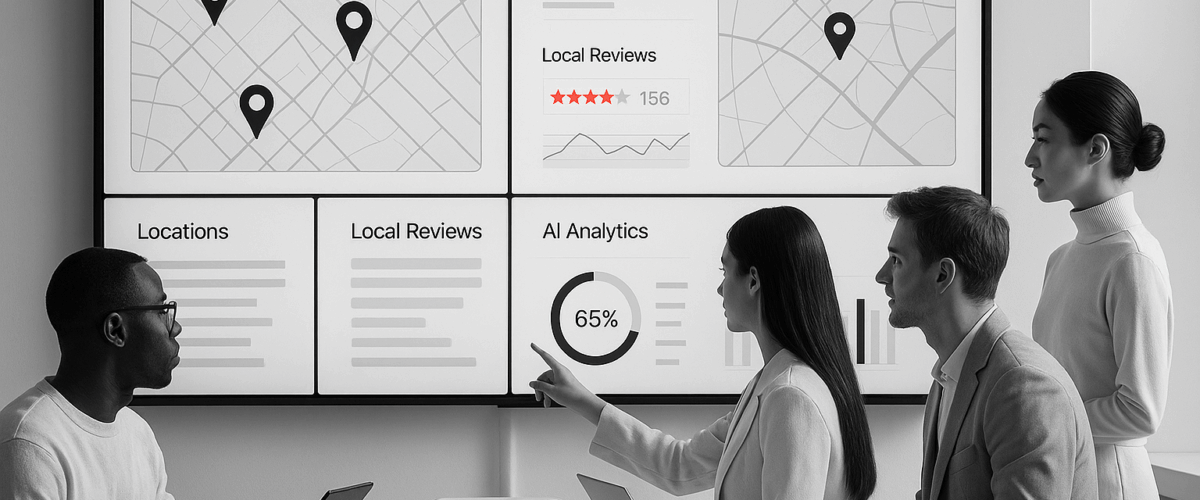 An Image illustrating Best-AI-SEO-Agency-for-multi-location-businesses - By Be the Answer