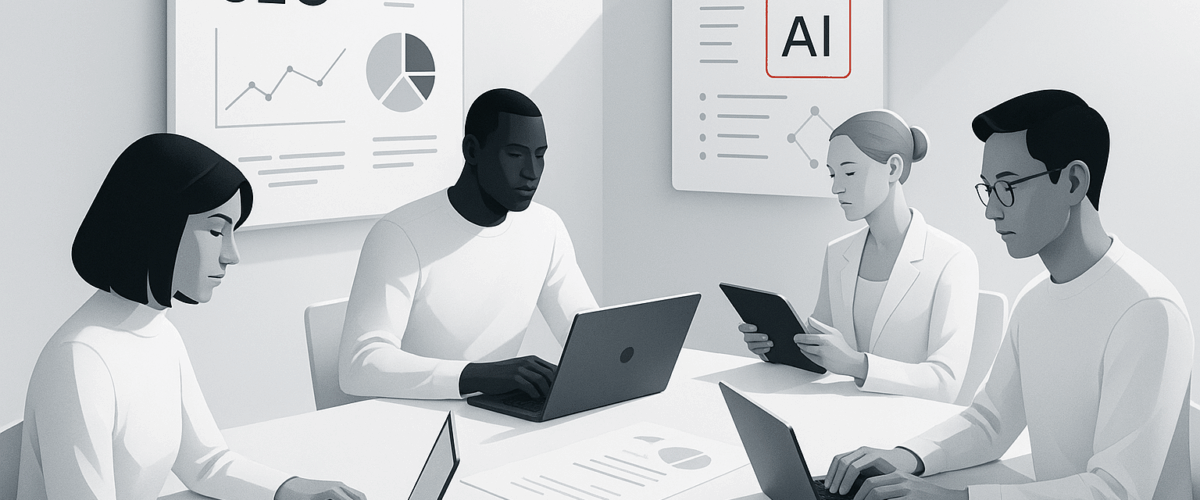 An Image illustrating Best-AI-SEO-Agency-to-automate-content-creation - By Be the Answer