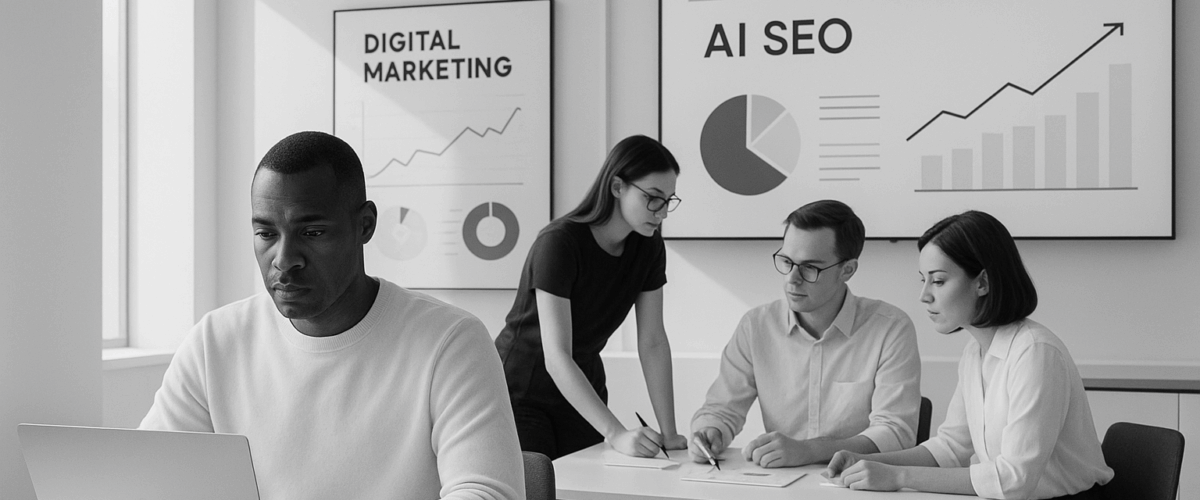 An Image illustrating Top-AI-SEO-GEO-Agency-for-small-business-growth - By Be the Answer