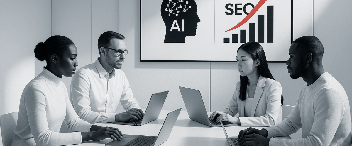 An Image illustrating Top-AI-SEO-GEO-Agency-for-websites-1 - By Be the Answer