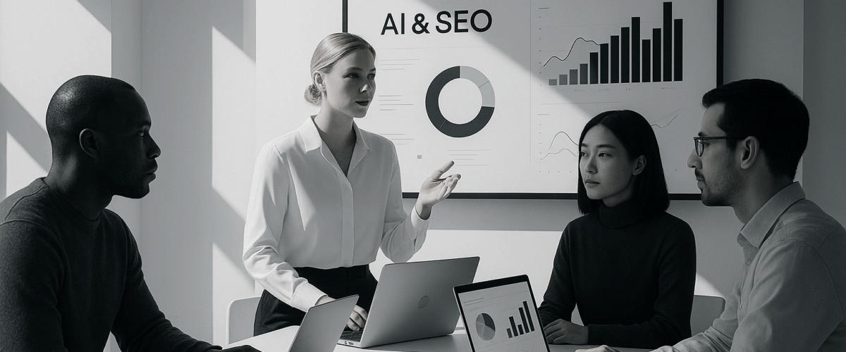 An Image illustrating Best-AI-SEO-Agency-for-website-growth - By Be the Answer