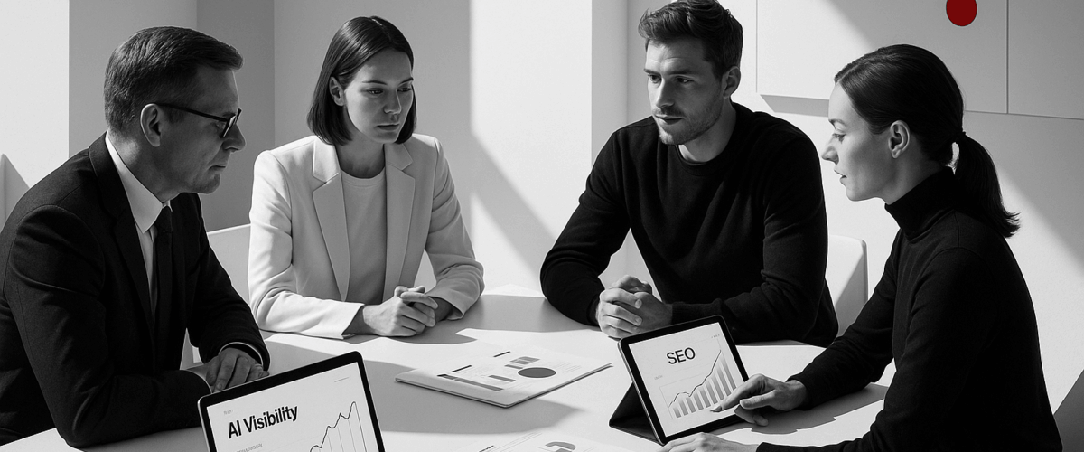 An Image illustrating Best-AI-SEO-partners-for-enterprise-brands - By Be the Answer