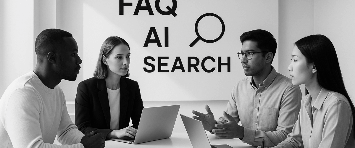 An Image illustrating How-to-optimize-FAQs-for-AI-search-engines - By Be the Answer