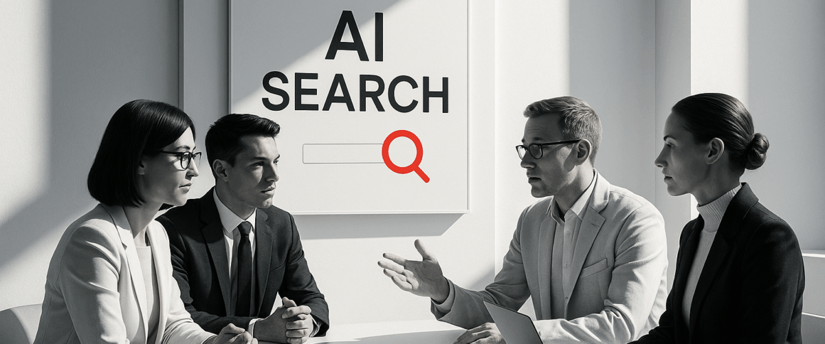An Image illustrating How-to-set-up-B2B-AI-search-technically - By Be the Answer