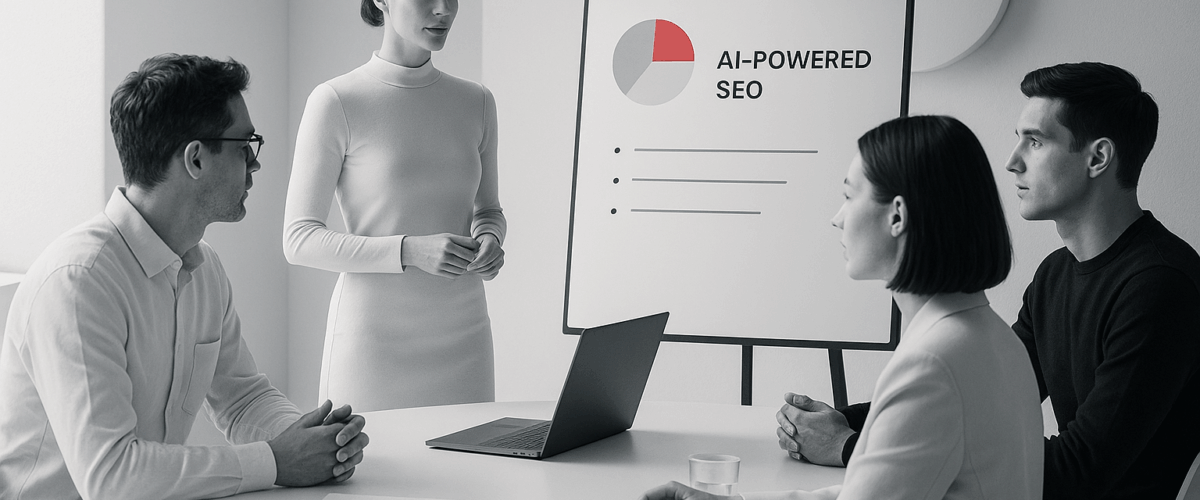 An Image illustrating Top-AI-SEO-trends-to-watch-in-2025 - By Be the Answer