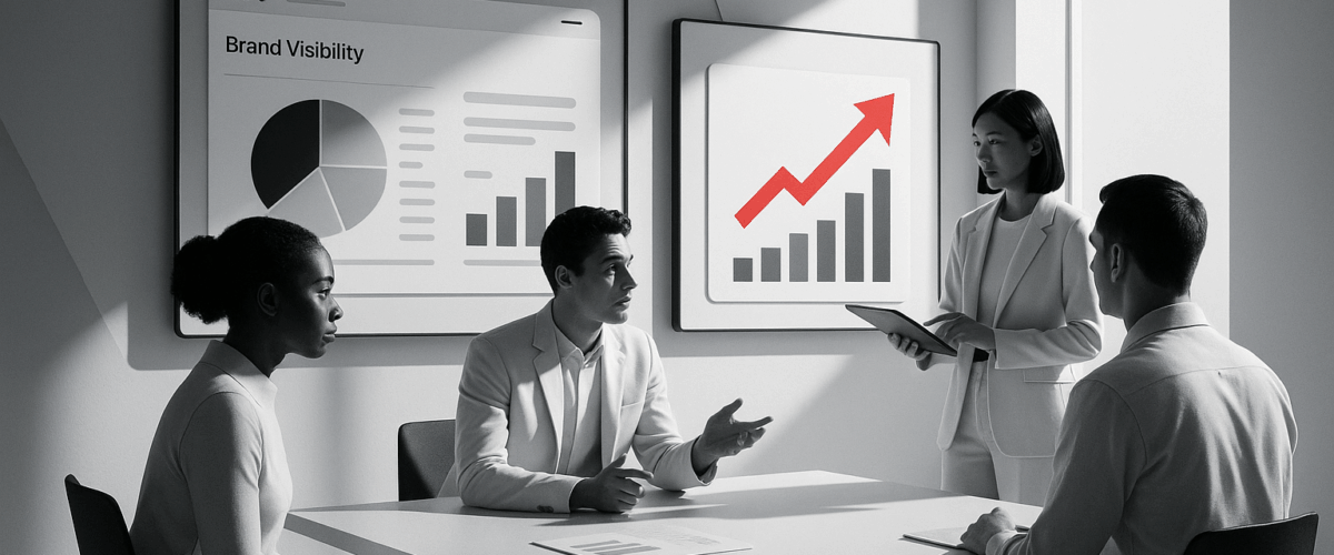 An Image illustrating Whats-the-best-strategy-to-increase-brand-visibility-in-AI-answers - By Be the Answer